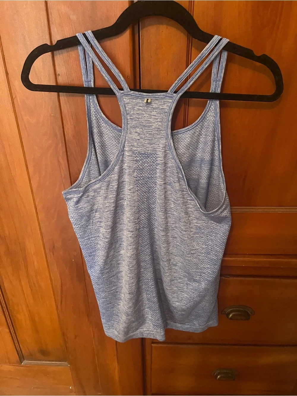 Nike Light Blue Heather Racerback Dri-FIT Tank - Picture 3 of 3